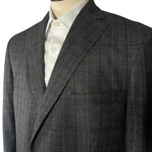 Hardwick 44R Sport Coat Blazer 2 Button 2 Vent Plaid Amazing Imported wool